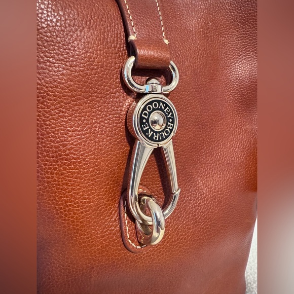 Dooney & Bourke Florentine Lily Bucket shoulder bag caramel/natural brown - Picture 4 of 9